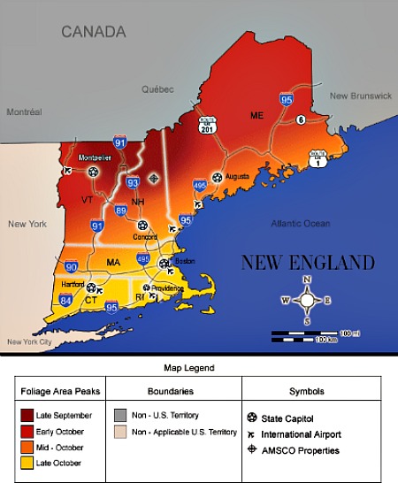 Fall Foliage in New England, Maine Fall Foliage, Fall Foliage Tours